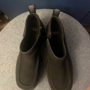 Women Black Suede Ankle Boots